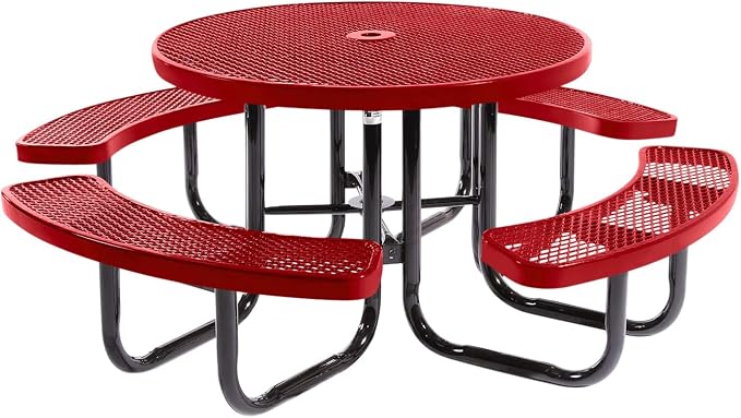 Coated Outdoor Furniture Heavy-Duty Portable Outdoor Picnic Table by CoatedOutdoorFurniture