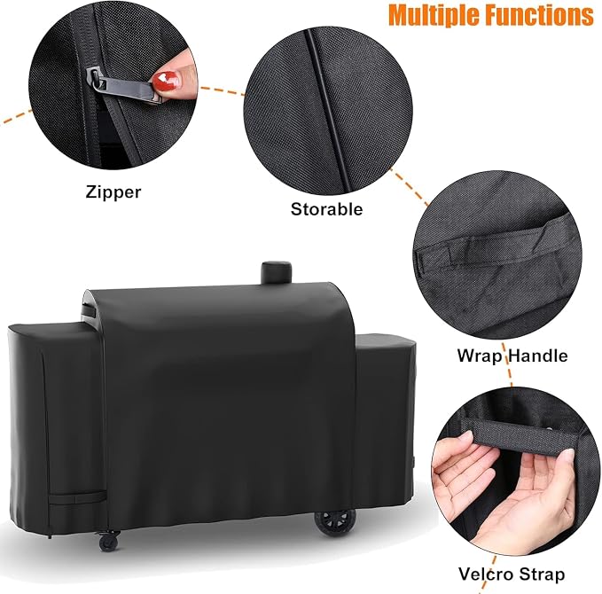 Hisencn Grill Cover for Pit Boss Pro Series Triple-Function Combo Grill - Image 5