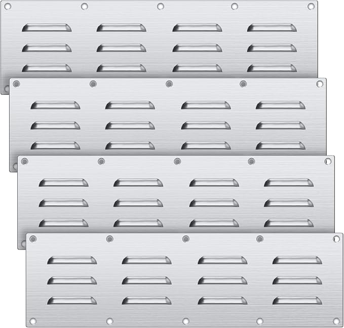 4 Pack Stainless Steel Venting Panel by Unknown