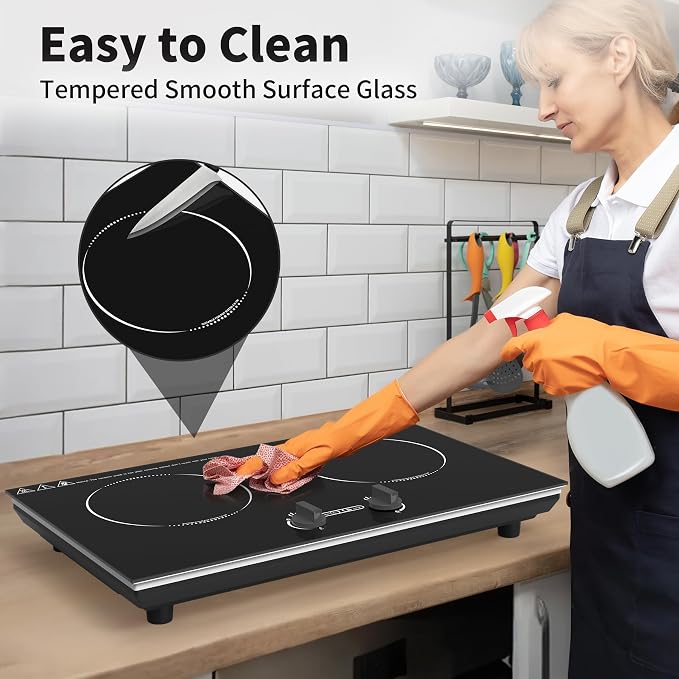 VBGK Induction Cooktop, 110V 4000W Countertop burners - Image 9