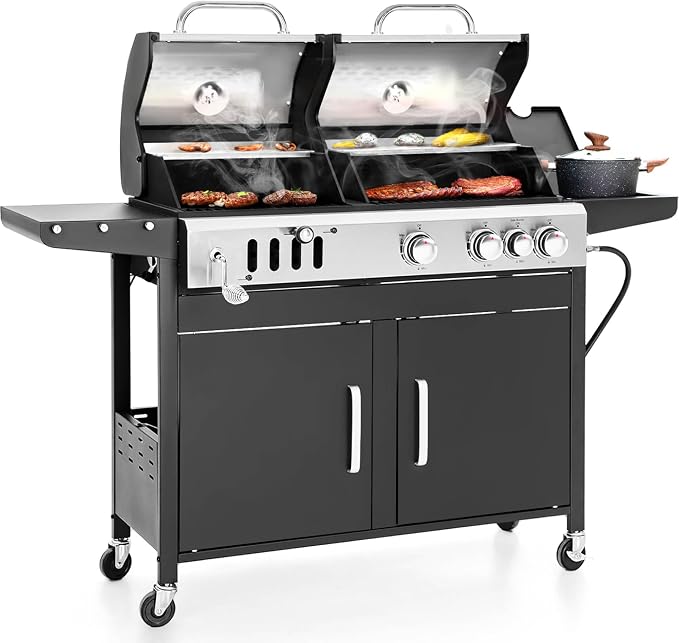 Sophia & William Charcoal and Propane Gas Grill Combo by SophiaWilliam
