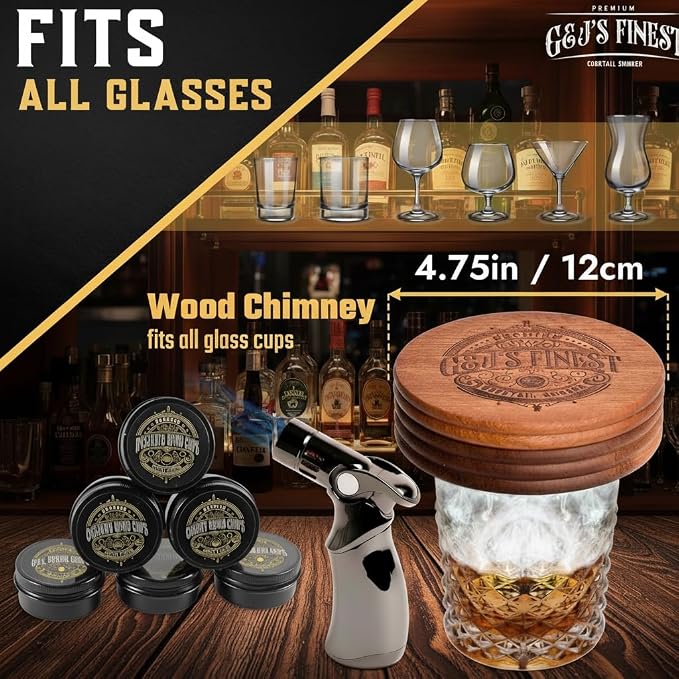 Whiskey Smoker Kit | Cocktail Smoker Kit| Bourbon Smoker Kit| Old Fashioned - Image 7