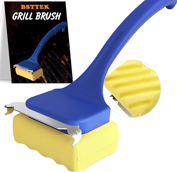 Grill Brush, Bristle Free Grill Cleaning Brush by BestTechSafe