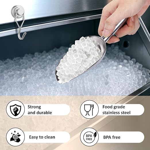 Juome 6oz Stainless Steel Ice Scoop - Image 6