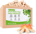Mini Firewood 5'' Lengths Barkless Pine Kiln Dried Firewood Great Fire Pit by WFLUOLUOMINIFIREWOOD