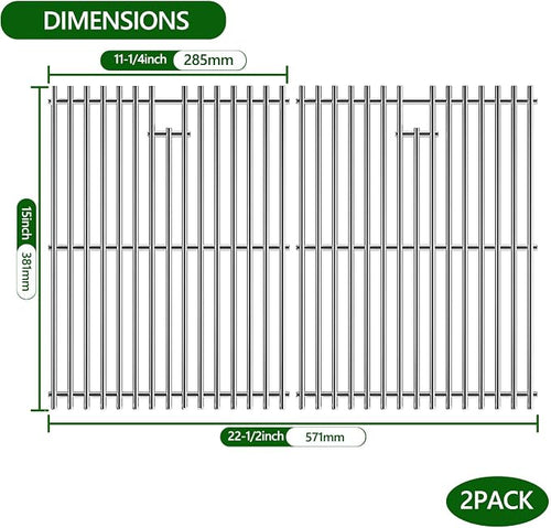 15 inch Cooking Grid Grate for Weber Spirit 200 210 - Image 2
