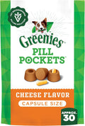 Greenies Pill Pockets for Dogs, Large Size Soft Dog Treats, Cheese Flavor by GREENIES