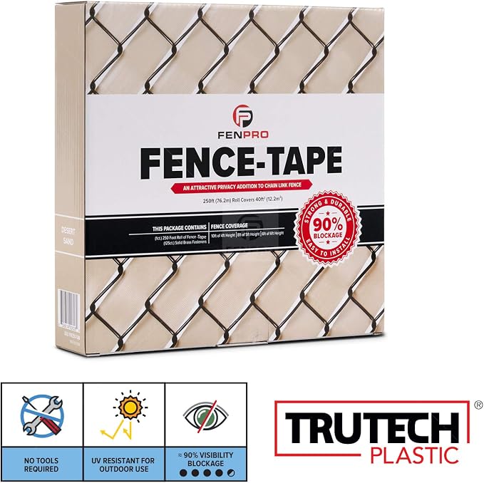 Chain Link Fence Privacy Tape - Image 2