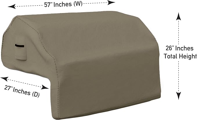 Covers & all Built-in Outdoor Grill Cover, Durable 12 Oz Waterproof Cover Max - Image 3