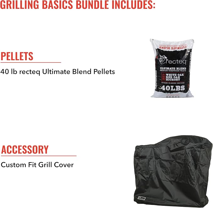 recteq Pellet Grill RT-B380 Bullseye + Grilling Basics Bundle, and Electric - Image 3