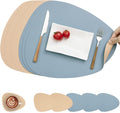 Myir JUN Placemats, Dual-Sided Placemats Waterproof Faux Leather Placemats Set by MyirJUN