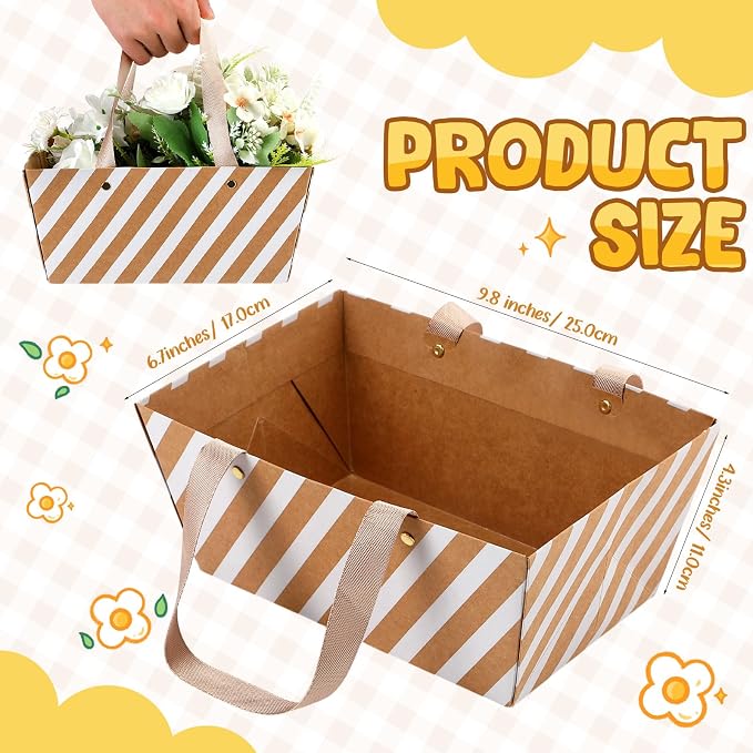 Pinkunn 48 Pcs Basket for Gifts Empty DIY Bulk Party Gift Basket Kit - Image 2