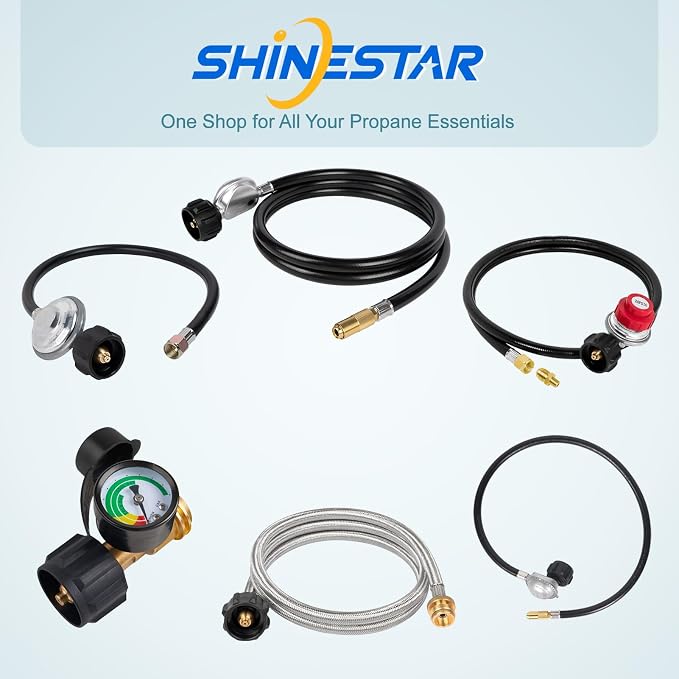 SHINESTAR 6 Feet Propane Regulator and Hose - Image 9