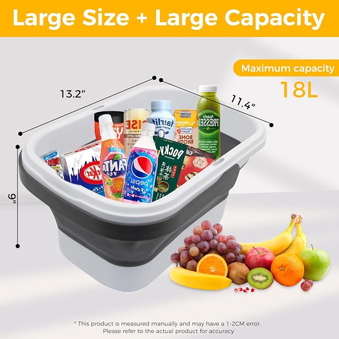 Picnic Basket for 2 Person, Foldable Bucket - Image 6