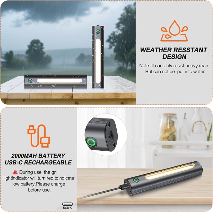 Rechargeable 360° BBQ Grill Light - Image 5