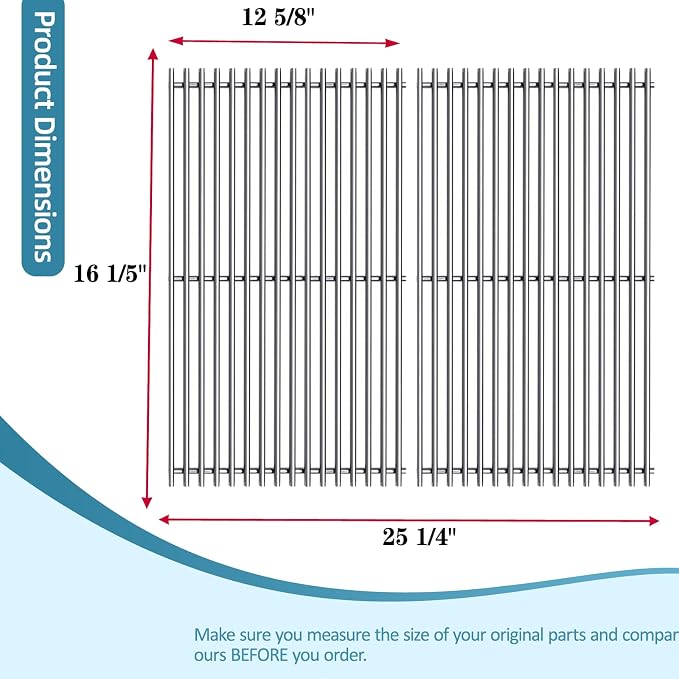 146.16197211 16 1/5” Stainless Steel Grates - Image 3