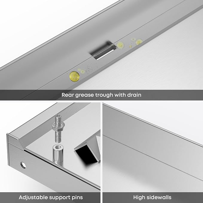 Stanbroil Stainless Steel Flat Top Griddle - Image 4