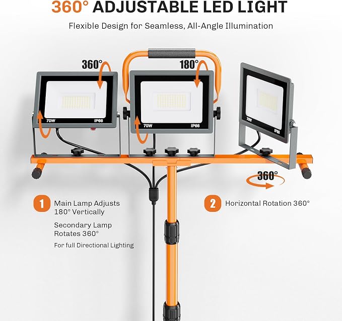Upgraded 21000Lumen LED Work Lights - Image 5