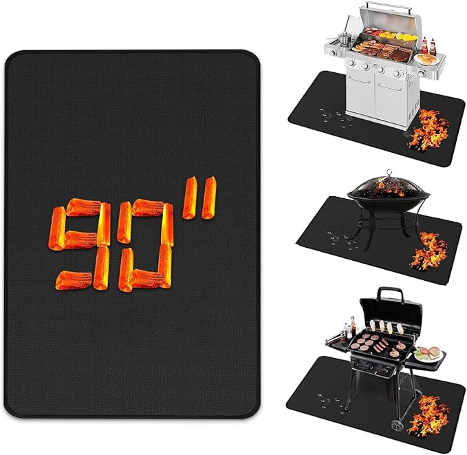 90" x 48" Extra Large Under Grill Mat by MODIGT