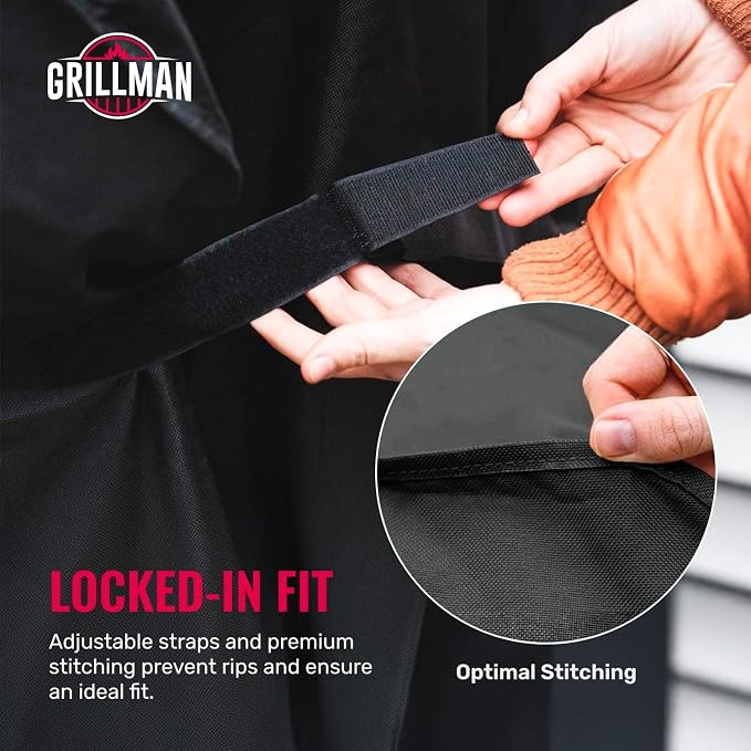 Grillman Grill Cover, BBQ Outdoor Grill Covers, Gas Grills, Waterproof - Image 7