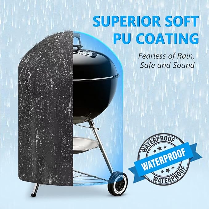 Kettle Grill Cover 22 Inch - Image 7
