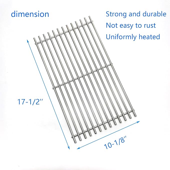 17-1/2" Stainless Steel Cooking Grates Replacement Parts - Image 2
