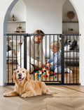BABELIO Extra Wide Baby/Dog Gate PressGuard P7, 29-55" Auto Close by BABELIO