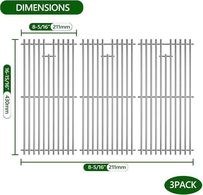 Grill Grates for Charbroil Advantage 4 Burner 463343015 463344015 463344116 - Image 2