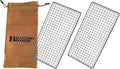 Portable Bushcraft Stainless BBQ Cooking Grill Grate, Bamboo Cutting Board by BrandedBoards