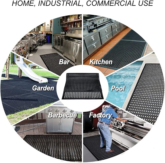Anti-Fatigue Rubber Floor Mat - Image 3