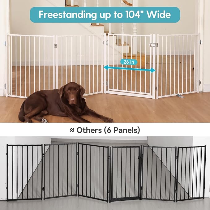 No Pawblems Free Standing Dog Gate - Image 2