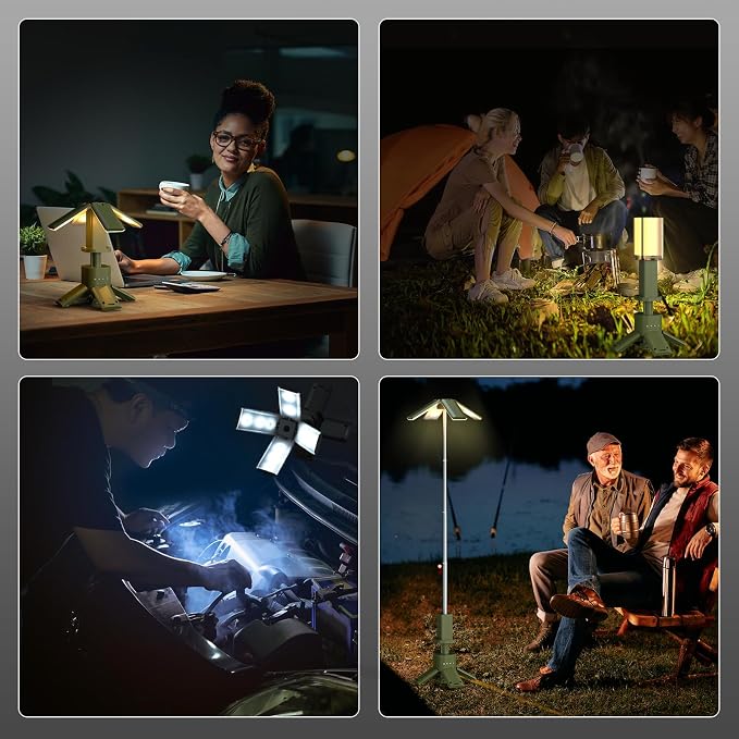 Telescopic Camping Lights Rechargeable 14000 mAh Led Multifunction Magnetic - Image 4