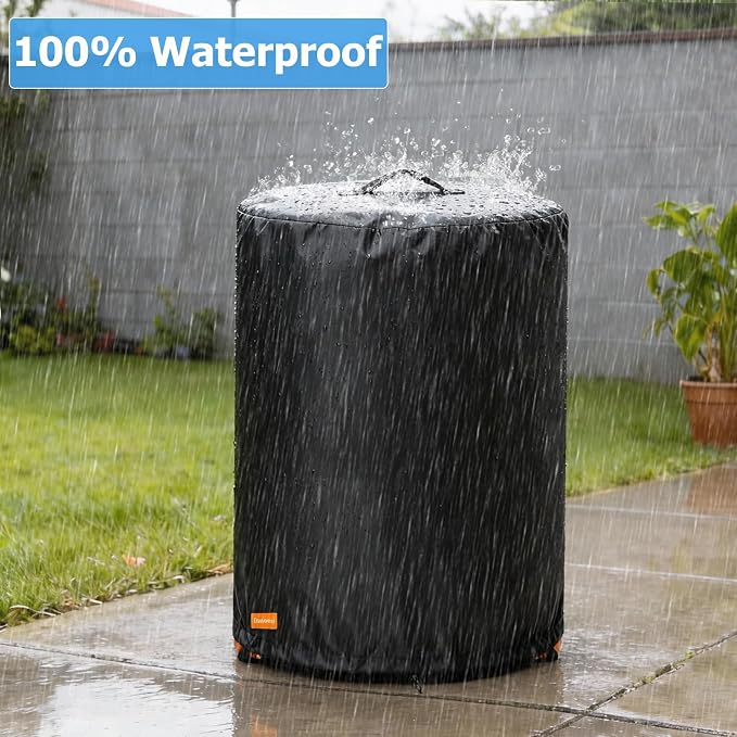 Fire Pit Cover for Bali Outdoors 30 x 25 Inch Propane Fire Pit, Outdoor Heavy - Image 5
