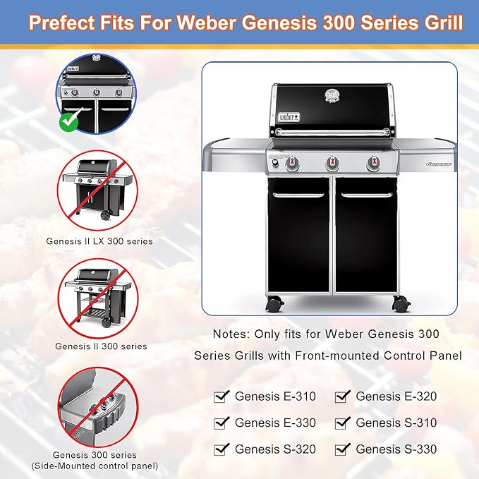 Porcelain-Enameled Steel 7620 7621 Flavorizer Bars, 7524 Grill Grates and 65505 - Image 3