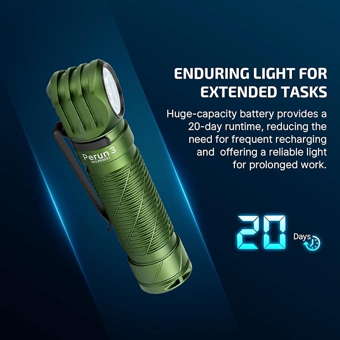 OLIGHT Perun 3 Rechargeable Headlamp Flashlight, 3000 Lumens LED Headlight - Image 4