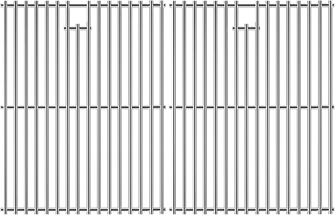 SF4362 15" Cooking Grates Replacement by Suzlon