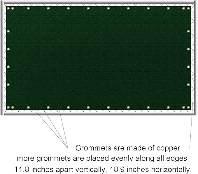 Sunnyglade 6 feet x 50 feet Privacy Screen Fence Heavy Duty Fencing Mesh Shade - Image 3