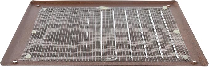 Square Ventilation Grille / 6" x 6" Inch Inside Measurement/Brown Metal Air - Image 7