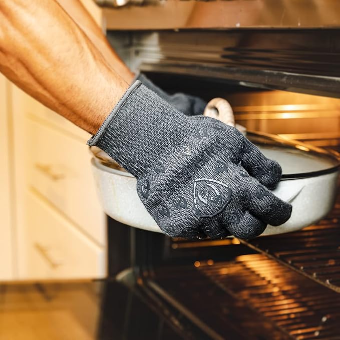 Oven Gloves with Fingers - Image 2