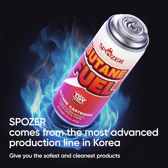 Butane Fuel Canister, 8oz Butane Refill - Image 5