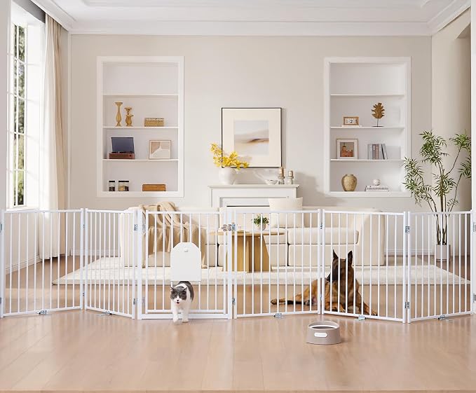 No Pawblems Free Standing Dog Gate by NoPawblems