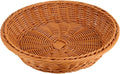 RT&BS Round Wicker Bread Basket, Christmas Food Baskets, Eco-Friendly Sturdy by RT%26BS
