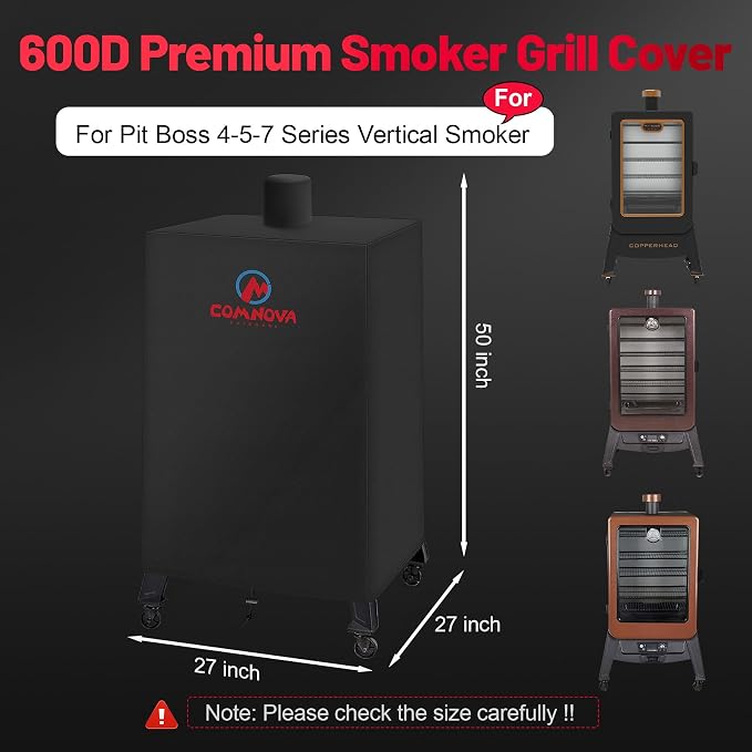 Comnova Vertical Smoker Cover for Pit Boss 4-5 - Image 2