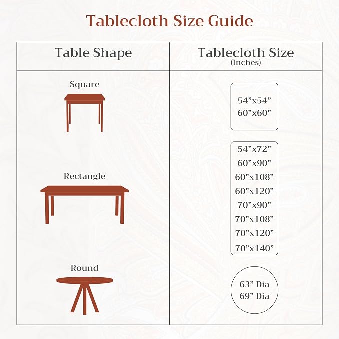 Maison d' Hermine Table Cloth Round Table 100% Cotton 69 Inches Tablecloth - Image 4