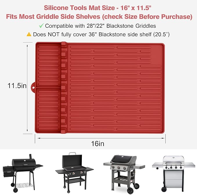 Silicone Griddle Tools Mat for Blackstone - Image 4