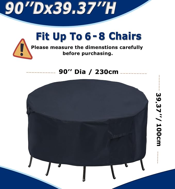 Round Patio Furniture Covers - Image 2