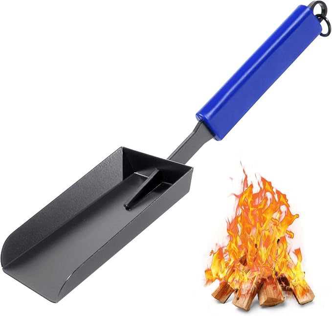Fireplace Ash Shovel Wider Head Manganese Steel Gardening Shovel by CKLT