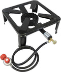 Flame King Heavy Duty 120, 000 BTU, 0-20 PSI, Turkey Fryer Single Propane by FlameKing