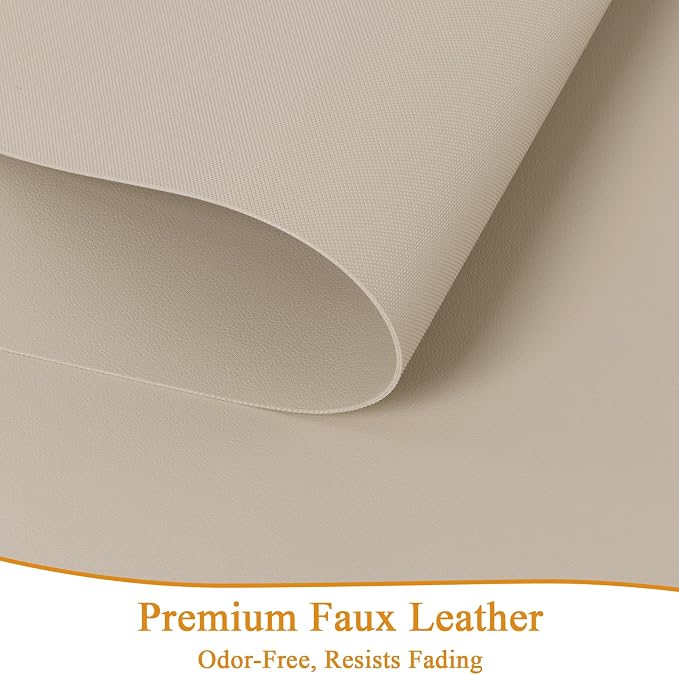 SHACOS Placemats Set of 6 Faux Leather Heat Resistant PU Non-Slip Vinyl Place - Image 7