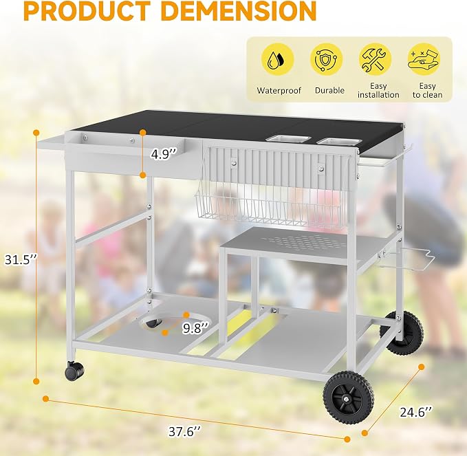JY QAQA Outdoor Pizza Oven Stand - Image 2